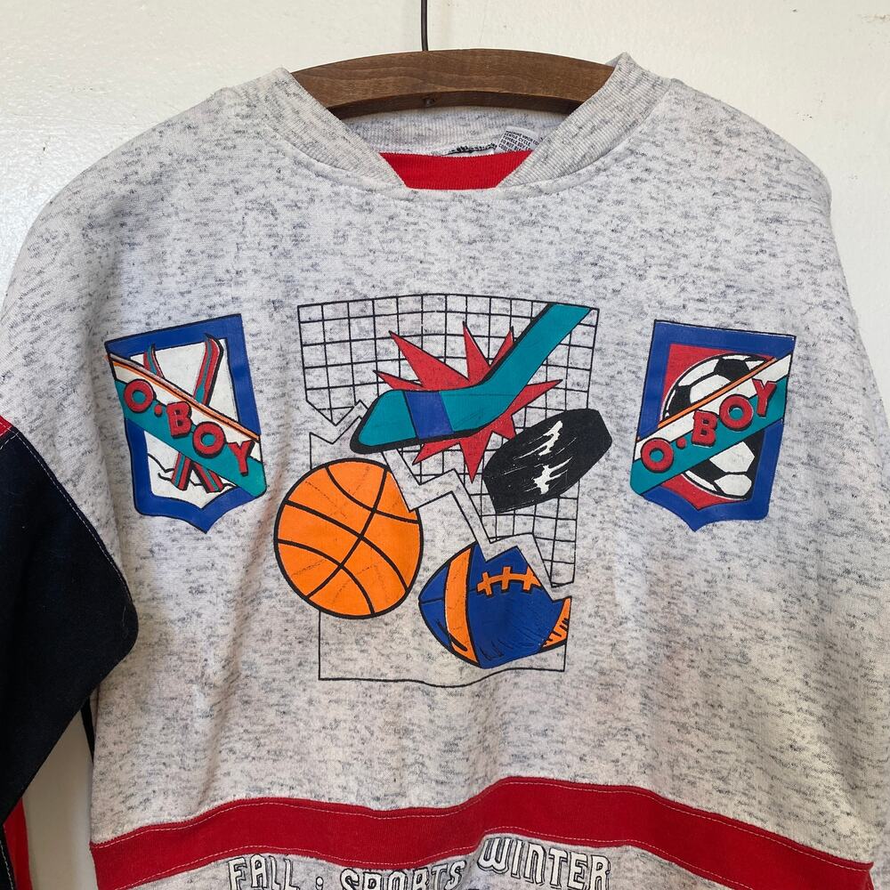 Vintage 1980s OBoy Crew Neck Sweater - Picture 2 of 4